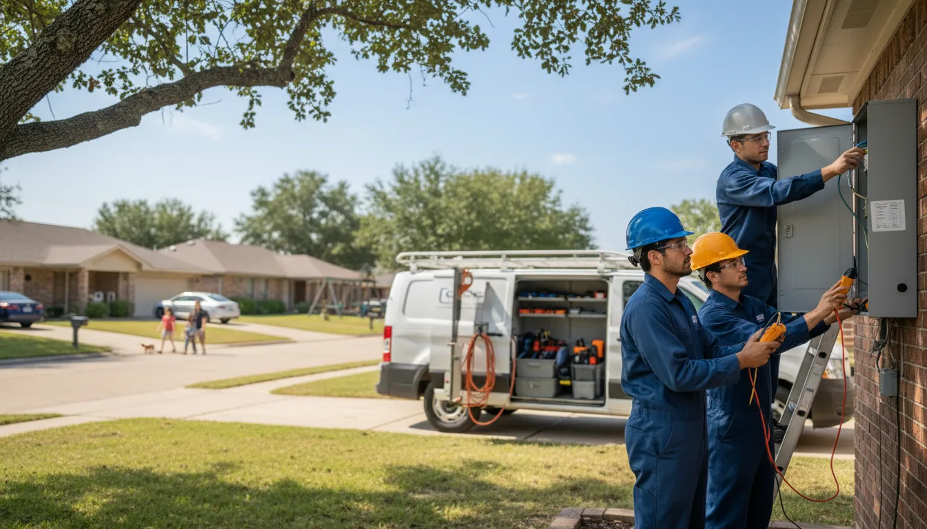 Certified electrician providing emergency electrical services in Cairo, NE